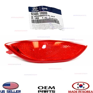 Genuine OEM Rear Bumper Reflector Left Driver Side 2012-2017 Accent Sedan - Picture 1 of 7