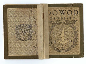 JUDAICA POLAND DOCUMENT for JEWISH EMIGRANT to PALESTINE 1929 - 1930 - Picture 1 of 11