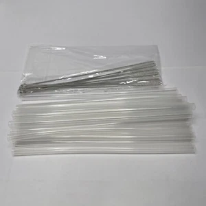 100 Replacement Silicone Straws for Stanley 40 oz Adventure Tumbler w/ 10 Brush - Picture 1 of 4