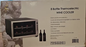 Thermoelectric Wine Fridge Cooler JC-23AM 8 Bottle Countertop Chiller - Picture 1 of 4