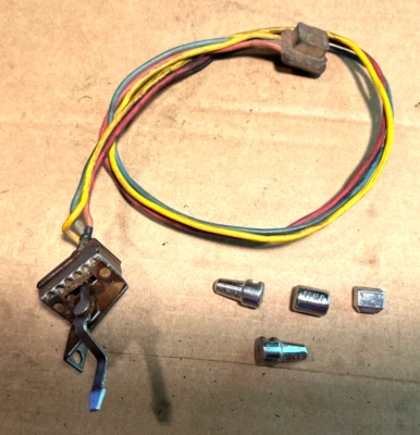 Late 1965 1966 Ford Mustang In Dash 3 Speed Heater Switch, Knobs Wiring OEM Used - Image 1 of 2