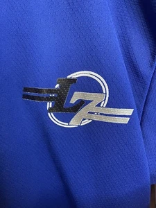 Vintage Logo 7 Blanko Hockey Trikot Erwachsene 2XL blau - Bild 1 von 7