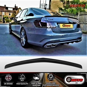Mercedes-Benz E Class W212 Rear Roof Boot Spoiler Lip Wing Gloss Black 2008-2016 - Picture 1 of 8