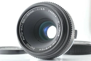 [Near MINT] Olympus OM-SYSTEM ZUIKO AUTO-MACRO 50mm f/3.5 MF Lens From JAPAN - Picture 1 of 8