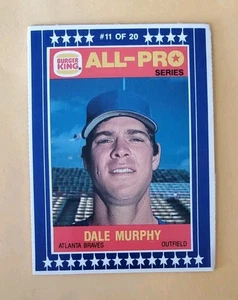 1986 Burger King All-Pro Dale Murphy #11 - Picture 1 of 3