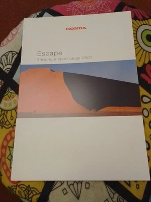 Honda Escape Adventure Sport Range 2001 Brouchure - Image 1 of 4