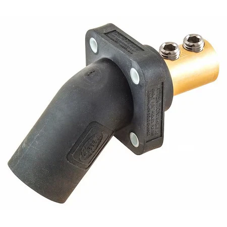 Dispositivo de cableado Hubbell - Receptáculo angular Kellems Hblmrabk, clasificación 3R/4X/12 Nema Foto 1 de 1