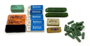 Vintage Erasers Staedtler Mars Läufer Colonel Drafting Art W.Germany Lot - Foto 1 di 15