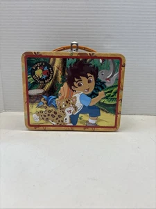 Diego's African Adventure 2008 Go Diego Go! Lunchbox in metallo Nick Jr Viacom - Foto 1 di 10