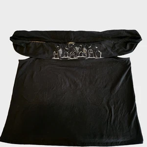 Hot Topic Cosmic Aura Graveyard schulterfreies Oberteil Goth Witchy Übergröße 3 neu mit Etikett - Bild 1 von 11