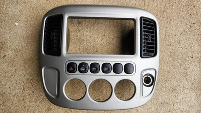 01-07 Ford Escape Mercury Mariner AC Heater Control Switch Radio Dash Trim Panel - Image 1 of 4