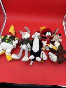 2003 Looney Tunes Nanco Plush Lot Of 5 Four NWT Bugs Sylvester - Picture 1 of 15