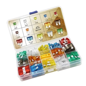 Kit Automotriz 140 Piezas Fusibles - Hoja Auto Fusibles Surtido Estándar y Mini C... - Imagen 1 de 6