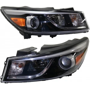 For Kia Sedona Headlight 2015-2018 Pair Driver & Passenger Halogen Type CAPA - Picture 1 of 5