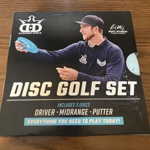 3 DYNAMIC DISCS STARTER DISC GOLF SET Driver Midrange Putter Frisbee Beginner - Picture 1 of 4