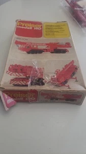 Preiser Model HO KRUPP 35 GMT Telescopic Crane #1100 Fire Brigade ..As Is - Picture 1 of 10