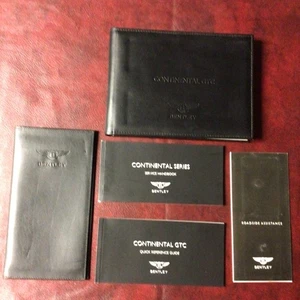 2013 BENTLEY CONTINENTAL GTC CONVERTIBLE OWNERS MANUAL REF SERV MAINT GUIDE CASE - Picture 1 of 10