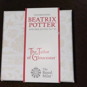 2018 The Taylor Of Gloucester Silver Proof 50p COA Royal Mint Beatrix Potter - Picture 1 of 2