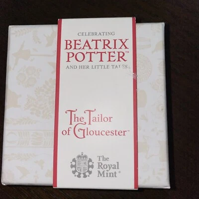 2018 The Taylor Of Gloucester Silver  Proof 50p  COA Royal Mint Beatrix Potter - Image 1 of 2