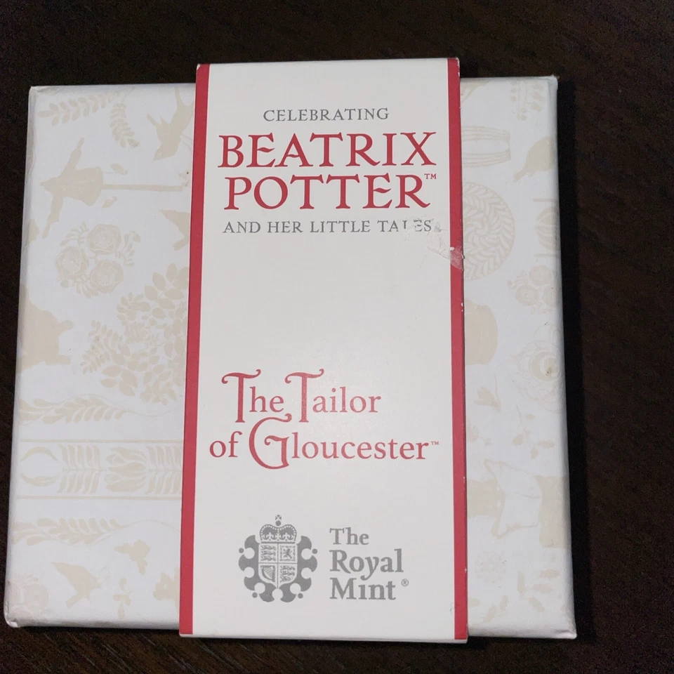 2018 The Taylor Of Gloucester Silver  Proof 50p  COA Royal Mint Beatrix Potter - Image 1 of 2