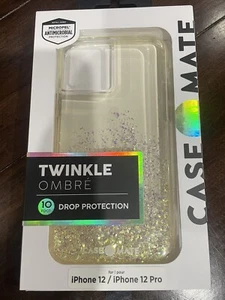 Case-Mate Twinkle Ombre for iPhone 12 & iPhone 12 Pro 10ft Drop Protection - Picture 1 of 6