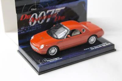 1:43 Minichamps Ford Thunderbird James Bond Collection Rosso - Immagine 1 di 3