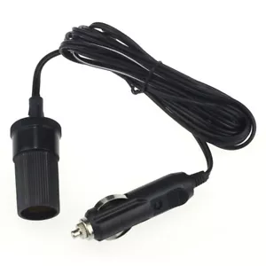 12V 10A Car Accessory Cigarette Lighter Socket Extension Cord Cable 2m - Picture 1 of 4