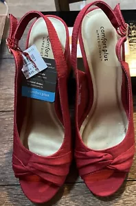 Zeppe Comfort Plus nuove con etichetta taglia 11 rosse da pronostici - Foto 1 di 8
