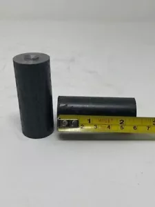 2 pcs 1" HRS ROUND ROD 2" LONG Solid Extruded Bar Lathe Stock - Picture 1 of 2
