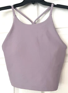 Camiseta sin mangas Old Navy para mujer púrpura activa Powersoft elástica sujetador incorporado - mediana - Imagen 1 de 3