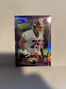 2015 Topps Chrome - Rookies Purple Refractor #117 Brandon Scherff (RC) - Picture 1 of 2