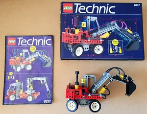 LEGO n.8837, Escavatore Pneumatico, Originale del 1992 con Scatola e Schema - Foto 1 di 15