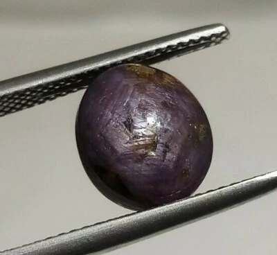 Cabujón ovalado violeta estrella rubí 8,85 quilates piedra preciosa suelta 100 % natural Foto 1 de 4
