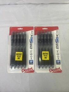 10 penne 2pk Pentel EnerGel-X punta fine 0,5 mm inchiostro nero!! - Foto 1 di 2