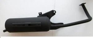 Auspuffanlage Schalldämpfer Auspuff original mit Prü Peugeot Kisbee 50ccm 4-Takt - Bild 1 von 2
