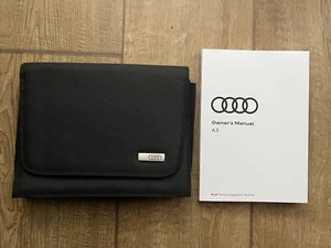 AUDI A3 OWNERS MANUAL AND WALLET 2016-2020 HANDBOOK GUIDE **FREE POSTAGE** - Picture 1 of 1