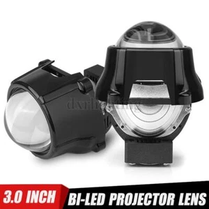 2PC Bi-LED RHD 3.0" Projector Lens Headlight Kit For G5 D2S D4S D1S D3S Retrofit - Picture 1 of 12