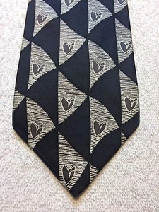 STRUCTURE MENS TIE BLACK AND GRAY 3.75 X 58 - Picture 1 of 4