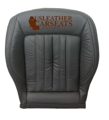 2017-2021 For Audi Q5, SQ5 Driver Bottom Leather Seat Cover Black - Image 1 of 4