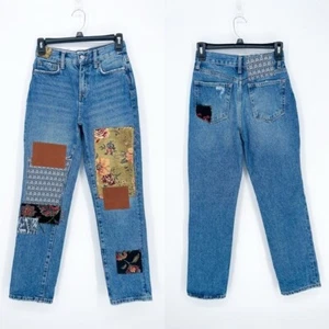 Free People Damen Jeans 24 Poppy Patch Straight Leg - Bild 1 von 9