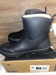 🔥NUEVO EN CAJA🔥 BOGS Bota de tobillo medio excavadora para hombre, negra, talla 12 - Imagen 1 de 6