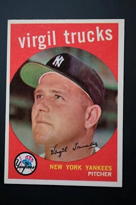 1959 Topps Virgil Trucks #417 EXMT/NMT - Image 1 of 2