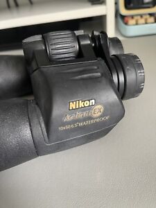Nikon Action EX 10x50CF Binoculars Polo Prism 10 times 50 Caliber AEX10X50 Used