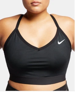 Nike Womens Plus 1X Indy Light Support Sports Bra DRI-Fit Padded Adjustable $35 - Picture 1 of 8