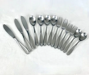13 pc Lot Danica Stainless Steel by Splendide Spoons Forks Knives Excellent - Picture 1 of 12