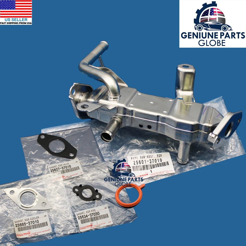 Toyota 25601-37010 EGR Pipe Lexus CT200h 2011-2017 Prius V 2ZRFXE Genuine