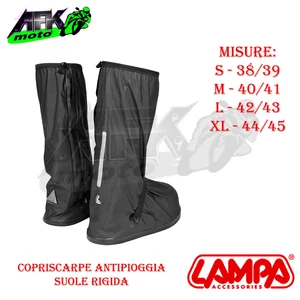 Copristivali Antiacqua Antipioggia Impermeabile con Suola in Gomma Moto Scooter - Bild 1 von 11
