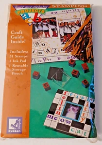 New Rubber Stampede Rubber Stamps Lower Case Alphabet Letters NIP PROJECT PACK - Picture 1 of 5