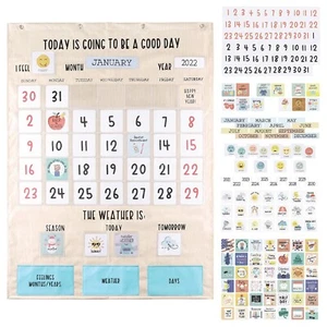 The Peanutshell Learning Calendar Wall Chart - Homeschool Supplies, Interacti... - Picture 1 of 8