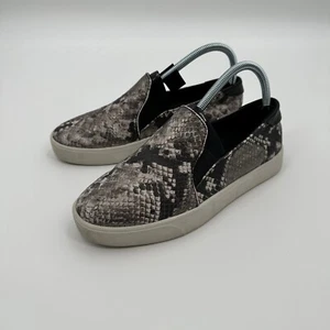 Zapatos sin cordones Cole Haan W19258 para mujer Grand Series 7 zapatillas gris cuero serpiente - Imagen 1 de 6